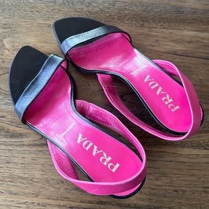 Prada slingbacks sandals